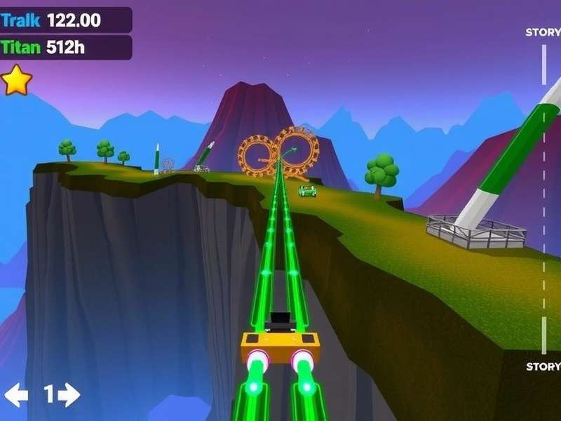 Twilight Track Titan Gameplay Screenshot